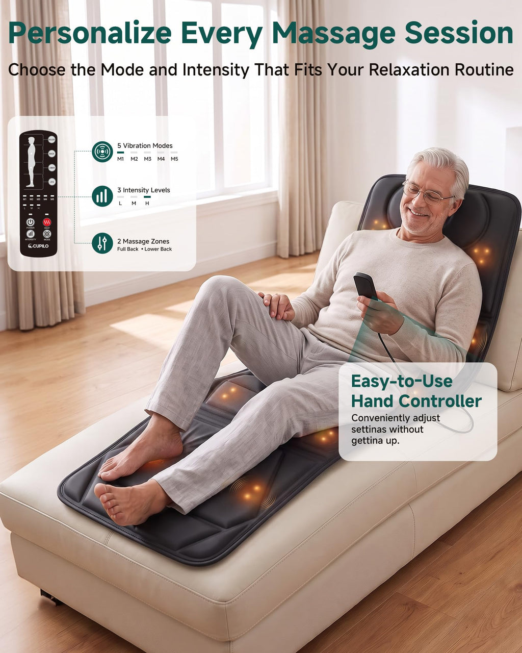 Full Body Massage Mat with Heat A105552