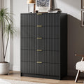 47" Tall Fluted 5-Drawer Dresser T34516