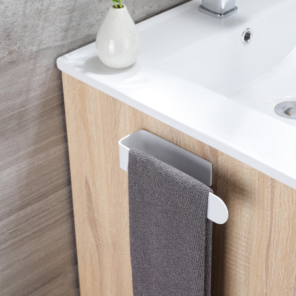 White Adhesive Towel Rack Z5226
