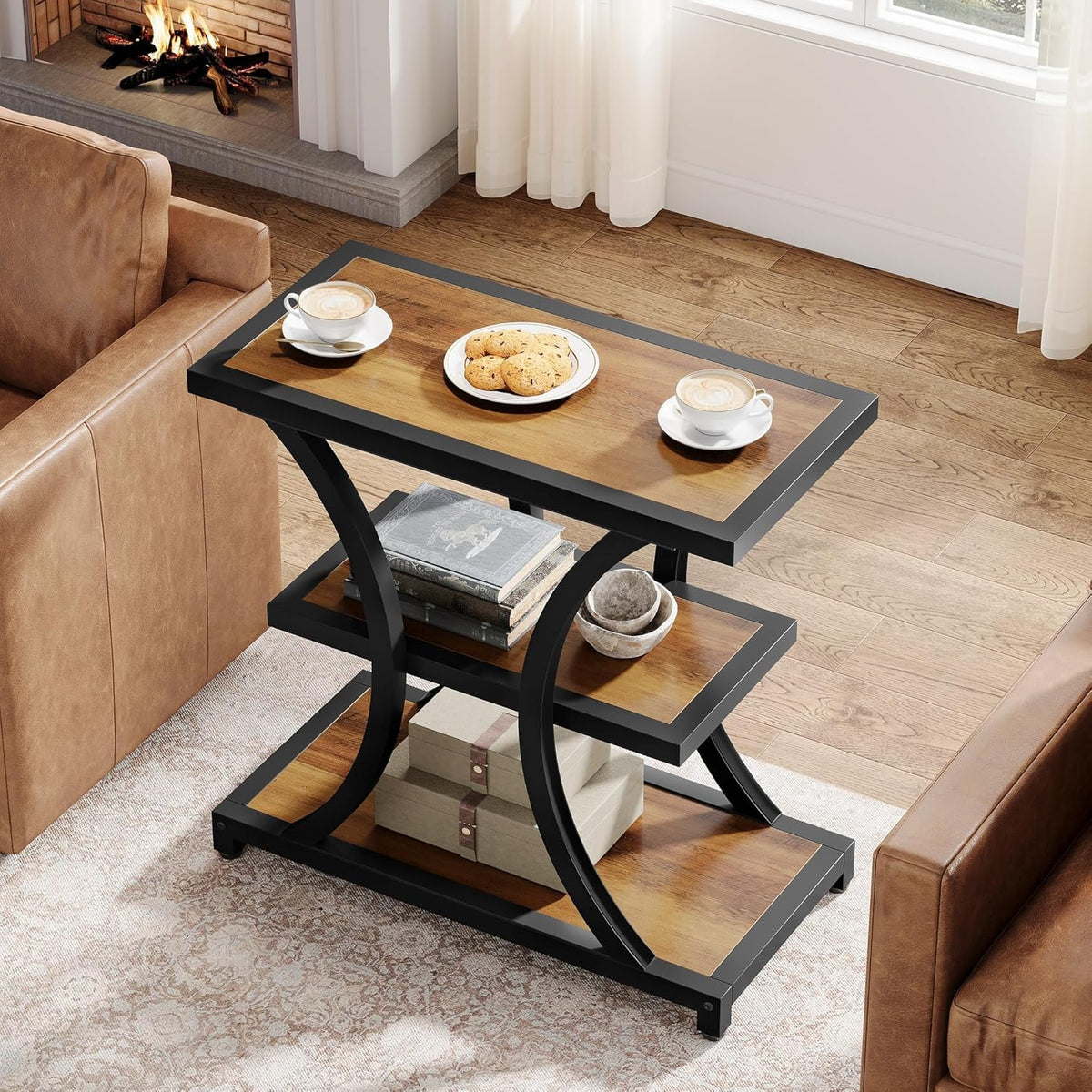 3-Tier Storage End Table Q42890