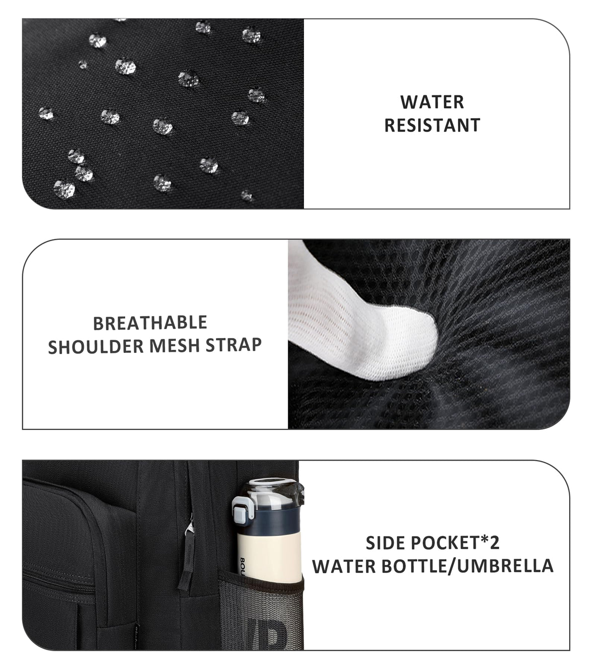 Water Resistant Travel Backpack C62112