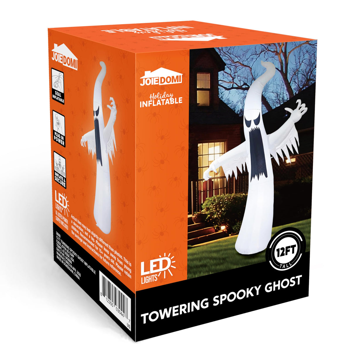 12 FT Inflatable Ghost Outdoor Decoration with LEDs R744984