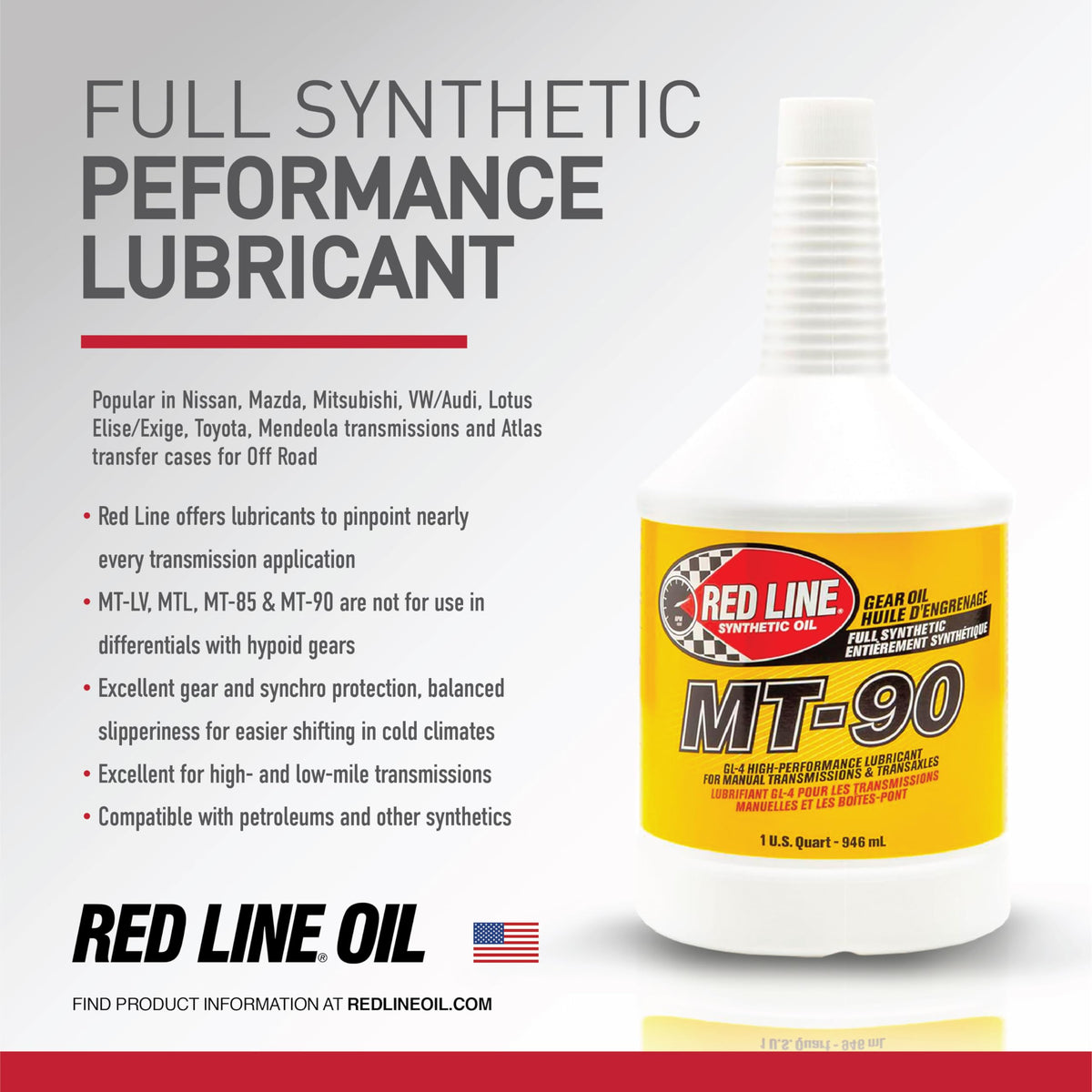 75W-90 GL-4 Manual Transmission Lubricant 1 Gallon K102