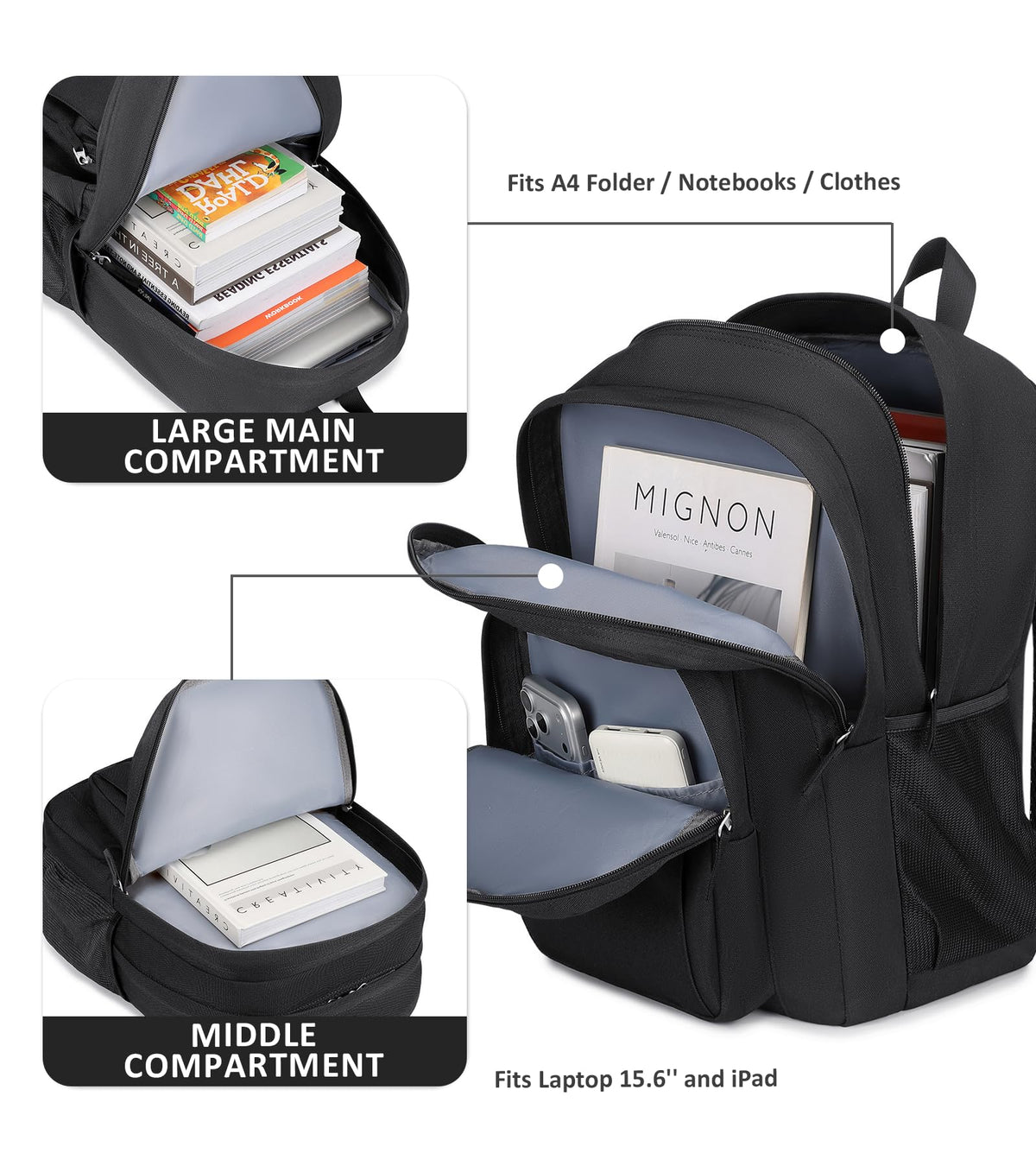 Water Resistant Travel Backpack C62112