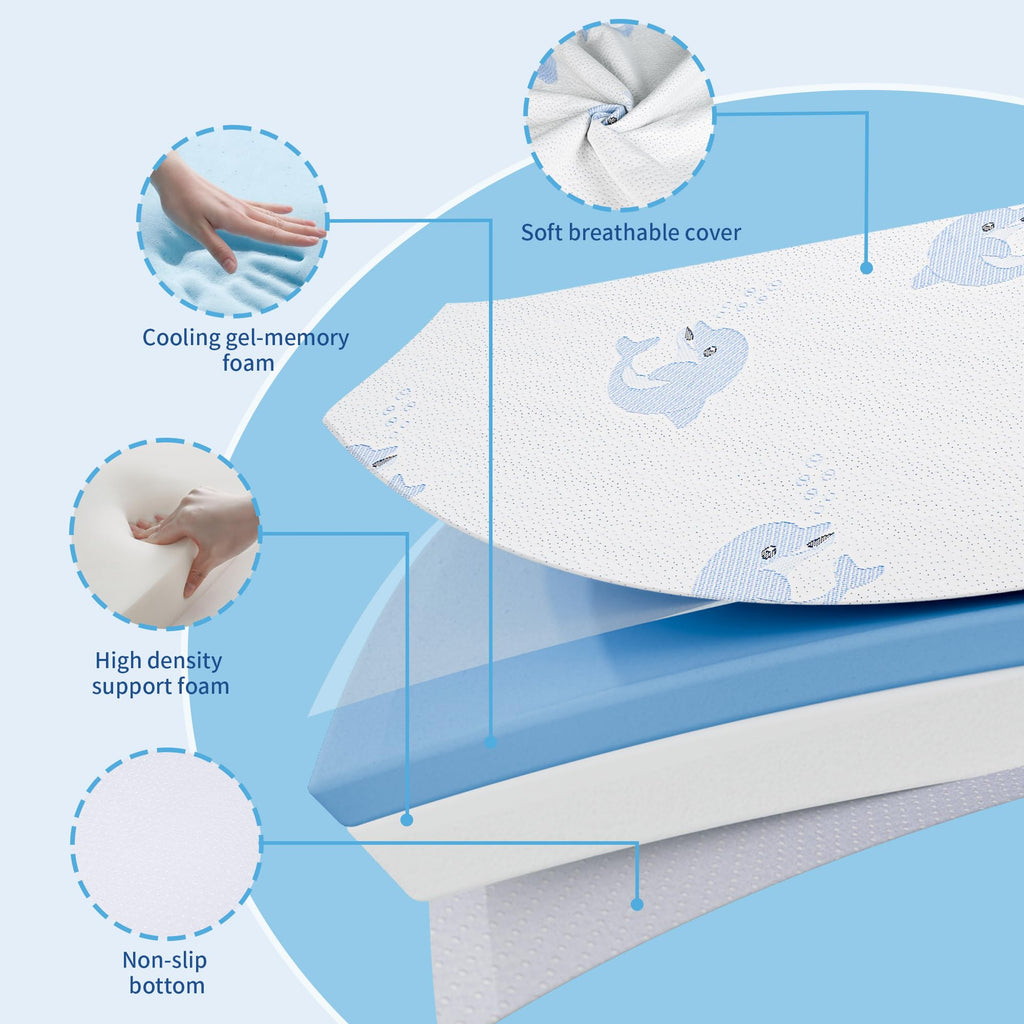 Double-Sided Memory Foam Portable Mattress I9453