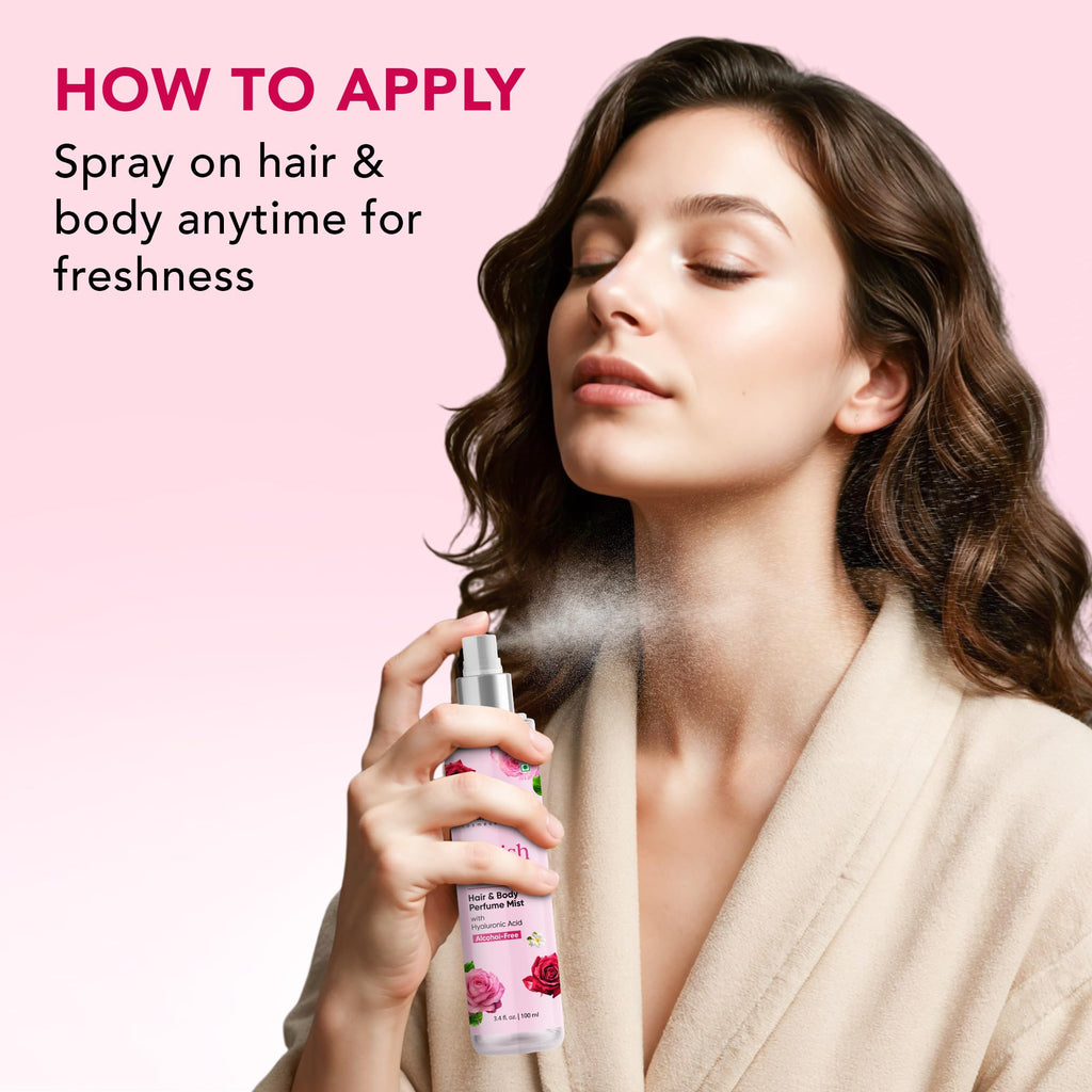 British Rose Body Spray & Hair Perfume 3.4oz U760