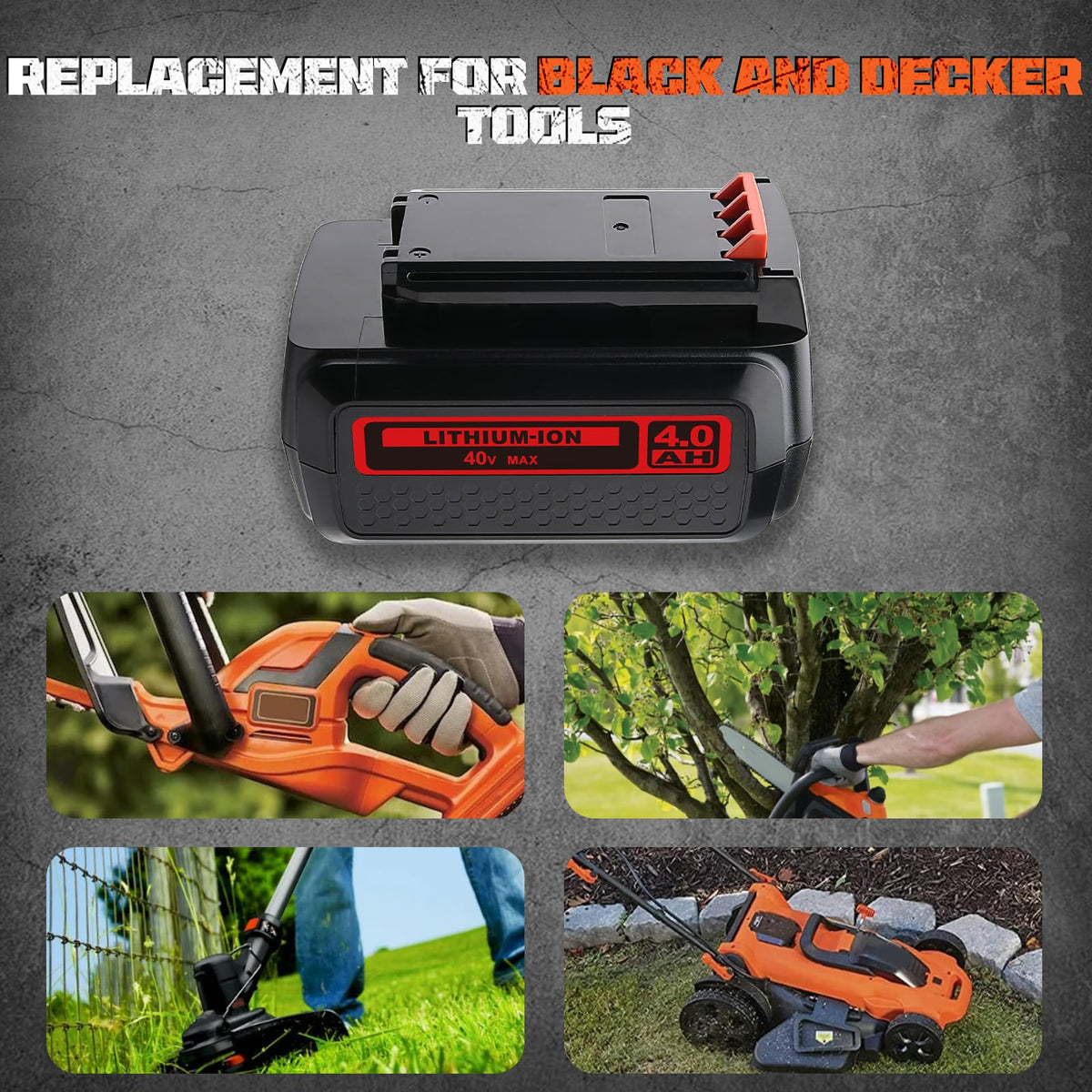 40V Lithium-Ion Battery Replacement P17396