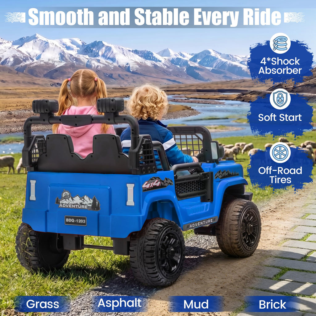 24V Electric 2 Seater Ride On Truck Toy with Remote Control Z57914