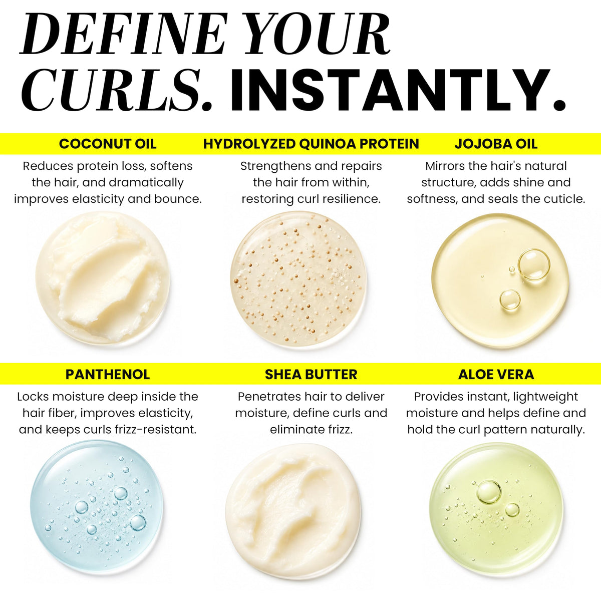Curly Hair Shampoo and Conditioner Set D7462