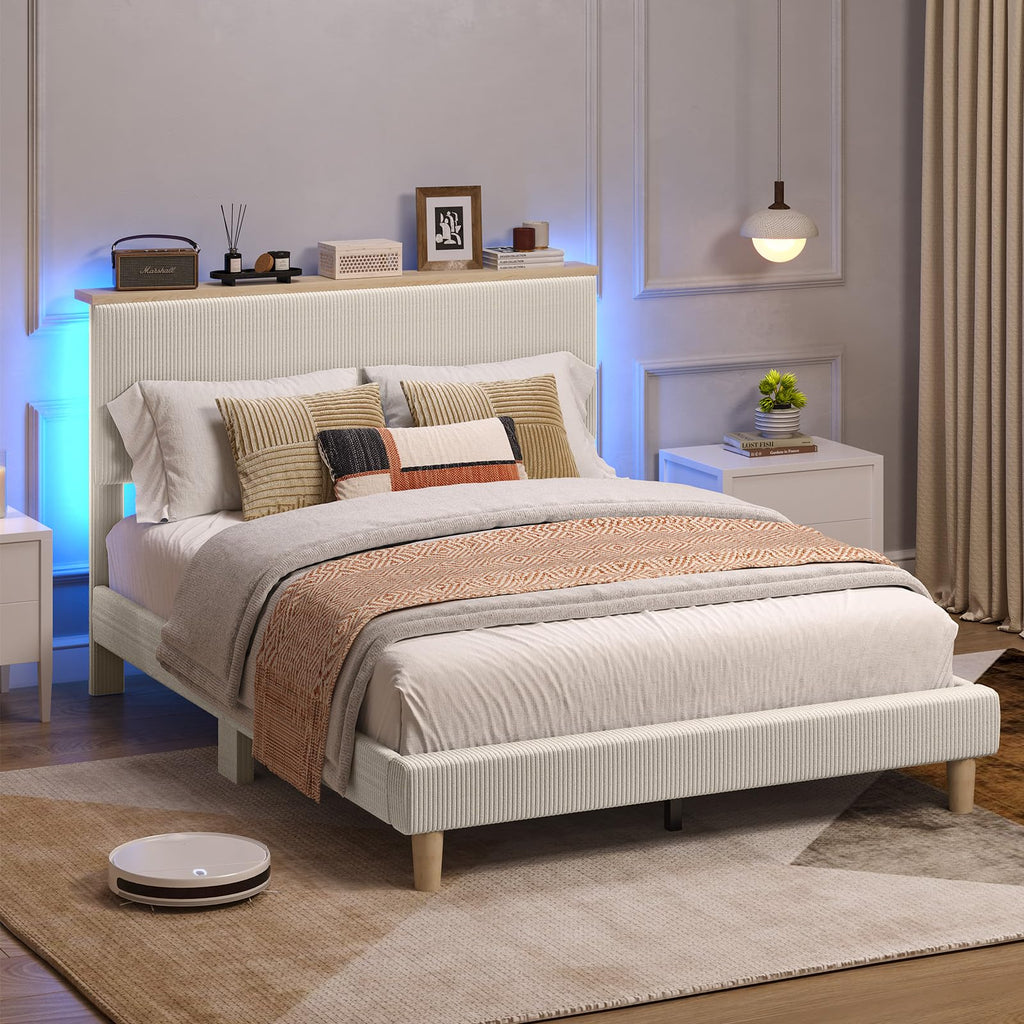 Full Bed Frame with Adjustable Headboard G7854