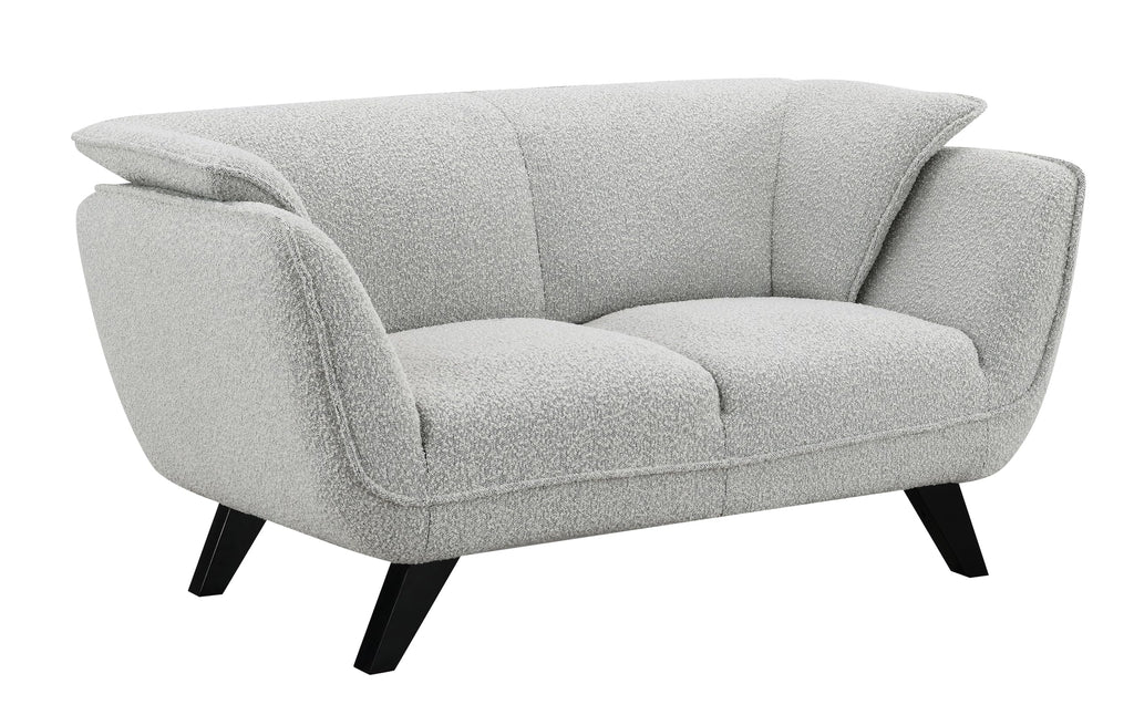 Light Gray Upholstered Loveseat C887232