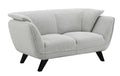 Light Gray Upholstered Loveseat C887232