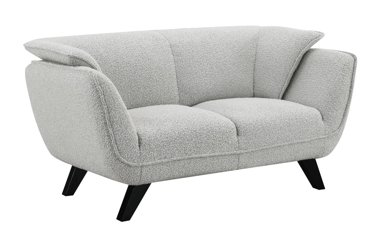 Light Gray Upholstered Loveseat C887232