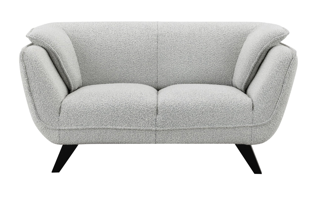 Light Gray Upholstered Loveseat C887232