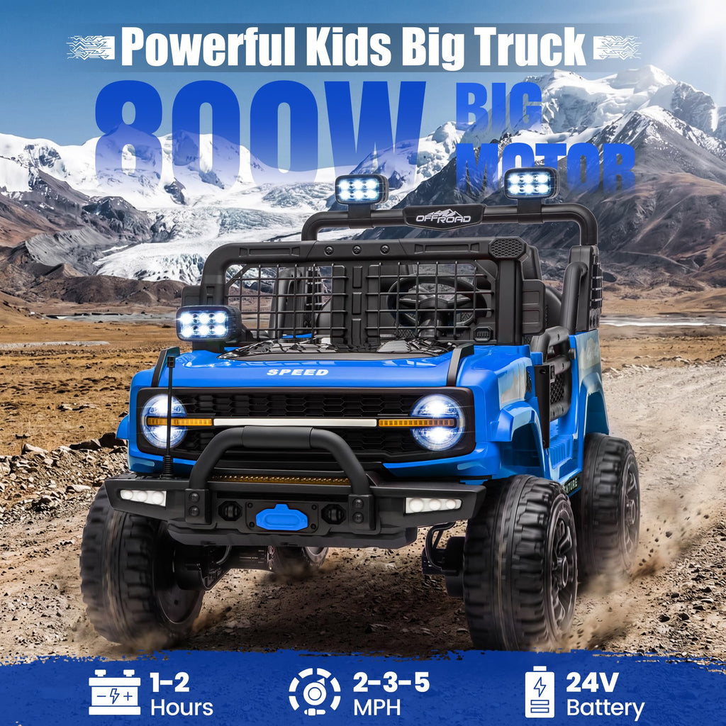 24V Electric 2 Seater Ride On Truck Toy with Remote Control Z57914