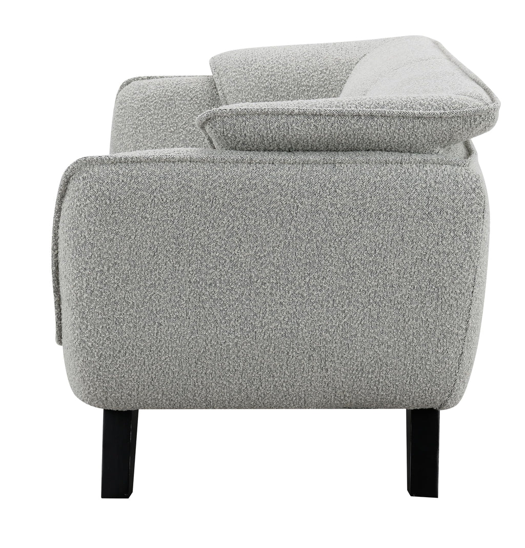 Light Gray Upholstered Loveseat C887232