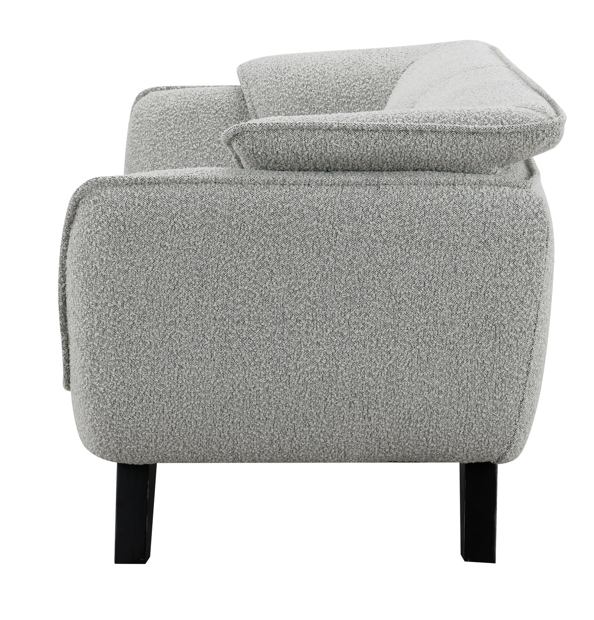 Light Gray Upholstered Loveseat C887232