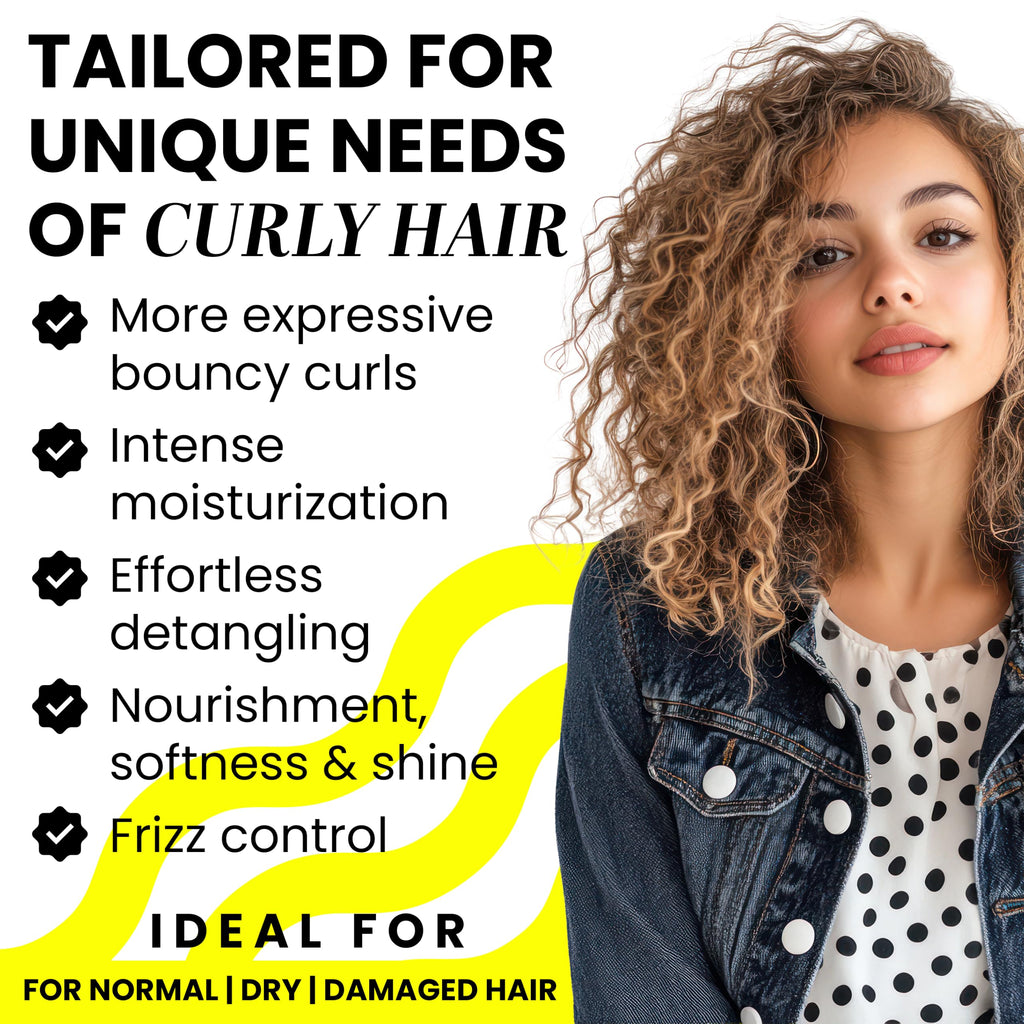 Curly Hair Shampoo and Conditioner Set D7462